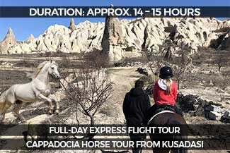 Cappadocia Horse Tour from Kusadasi Cappadocia Horse Tour from Kusadasi