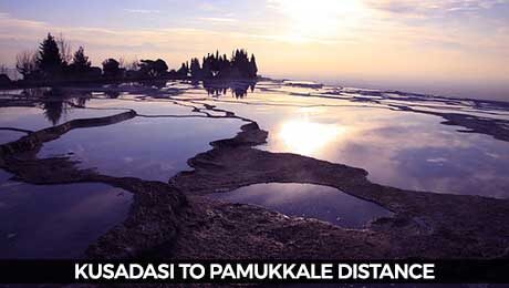 Kusadasi to Pamukkale distance Kusadasi to Pamukkale distance
