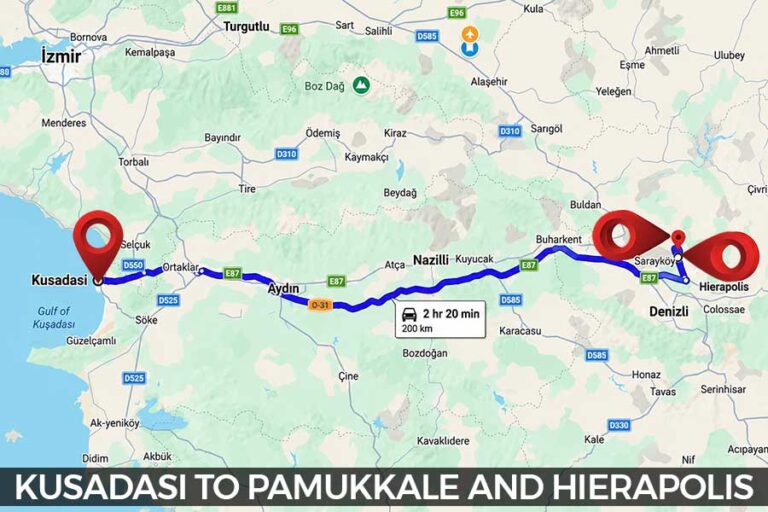 kusadası to Pamukkale and Hierapolis