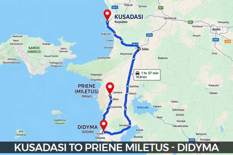 kusadası to priene Miletus - Didyma