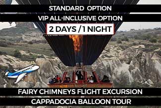 2-Day Private Cappadocia & Fairy Chimneys Flight Excursion